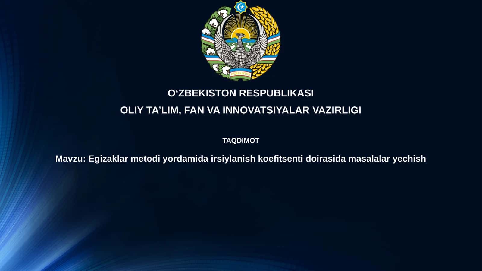 Egizaklar Metodiy Ordami 1