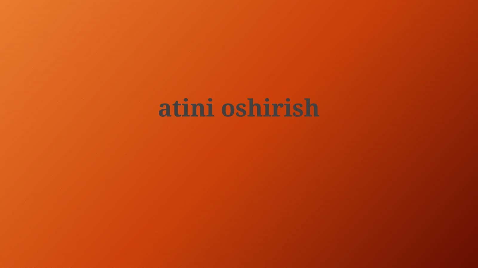 Atini Oshirishning Mohiyati 1