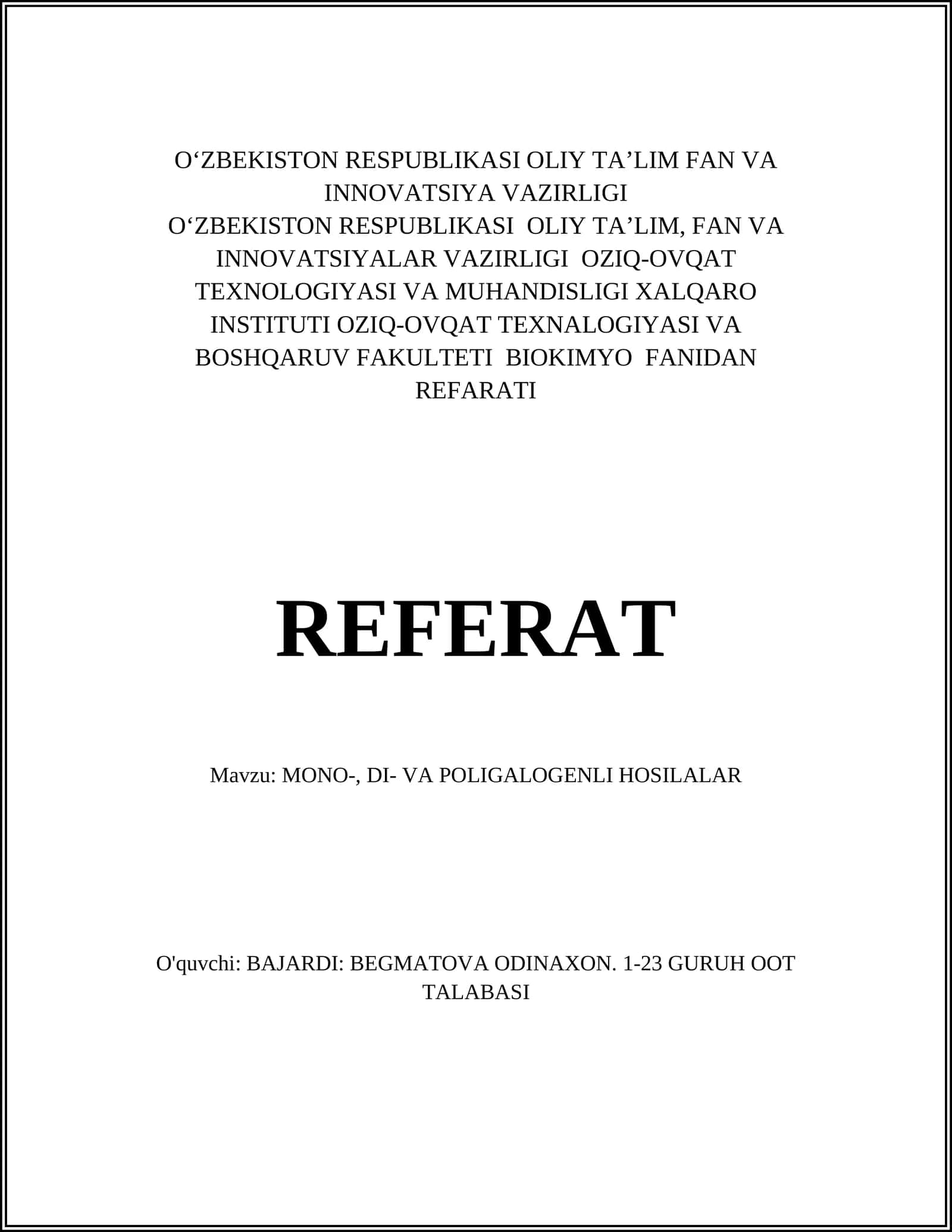 MONO-, DI- VA POLIGALOGENLI HOSILALAR 1