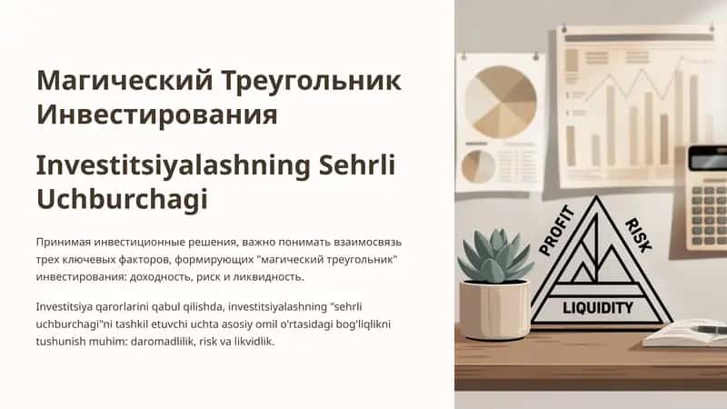 Магический Треугольник Инвестирования 1