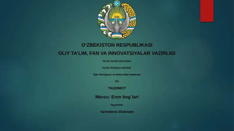 Eron bog`lari 1