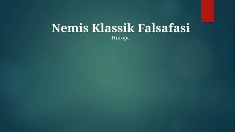 Immanuil Kantning axloq falsafasi 1