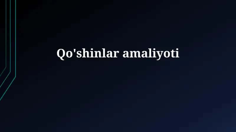 Harbiy operatsiyalarning asosiy elementlari 1