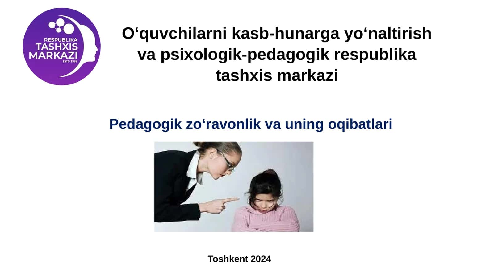 Pedagogik zo‘ravonlik va uning oqibatlari 1