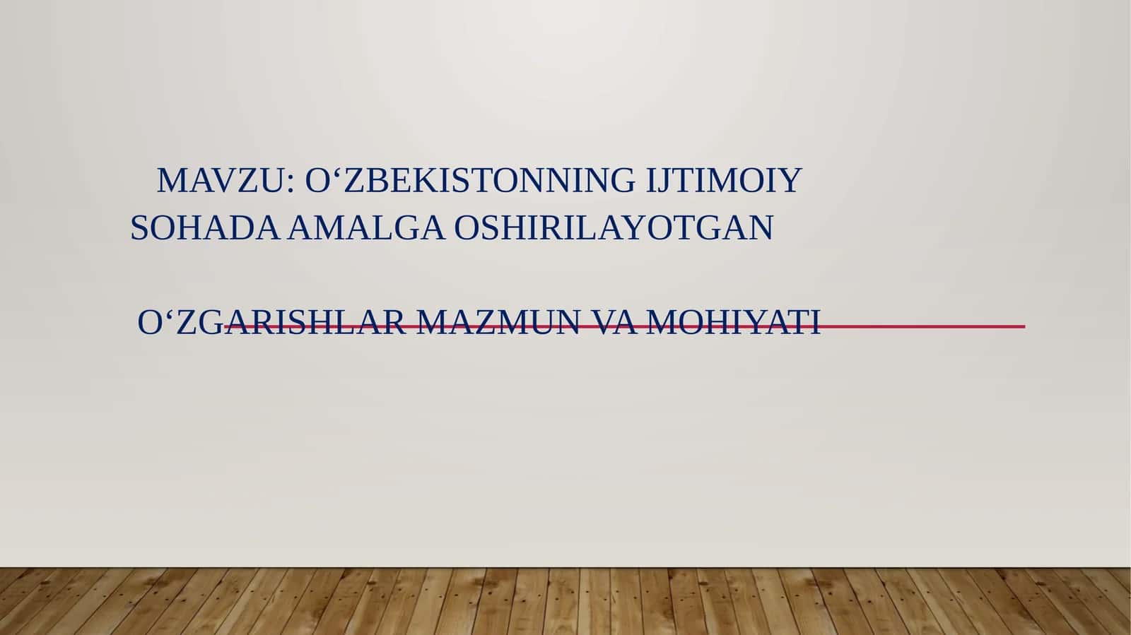 O‘zbekistonning ijtimoiy sohalari 1