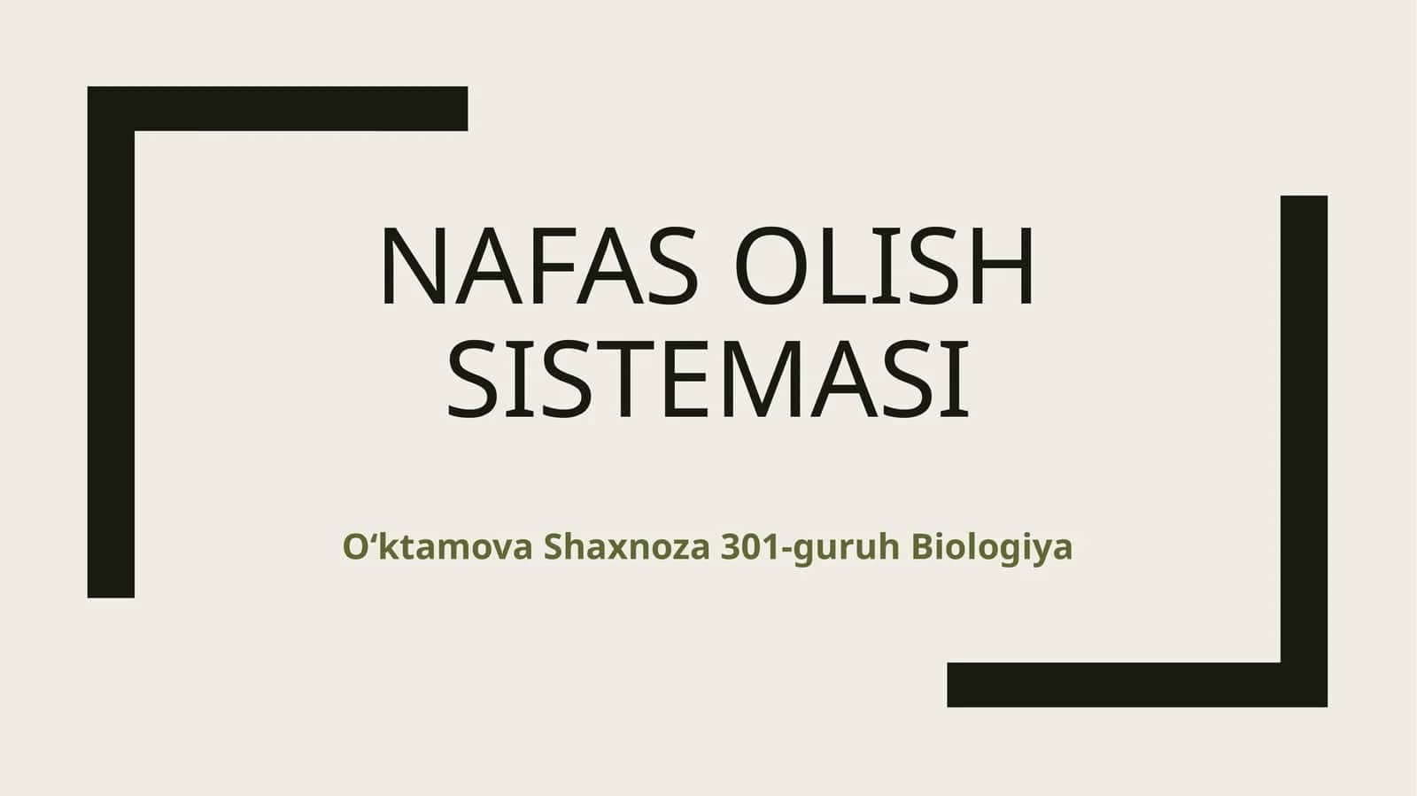 Nafasolishsistemasi 1