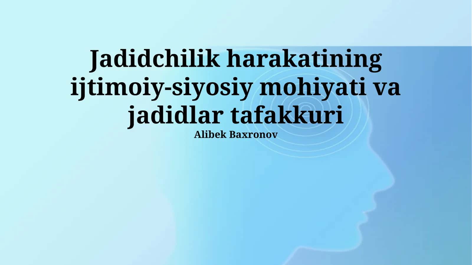Matbuot va adabiyotdagi Jadidchilik taʼsiri 1