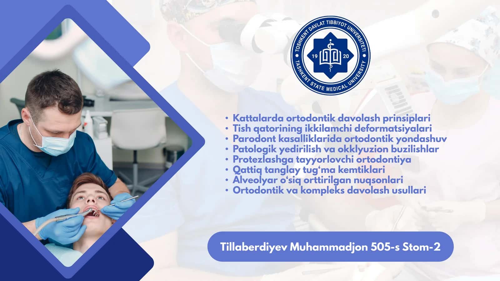 Ortodontik Stomatologiya 1