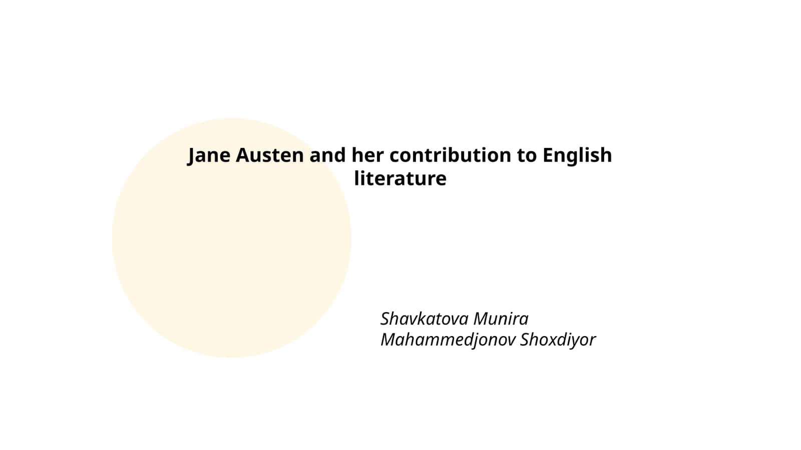 Shavkatova MuniraMahammedjonov Shoxdiyor 1