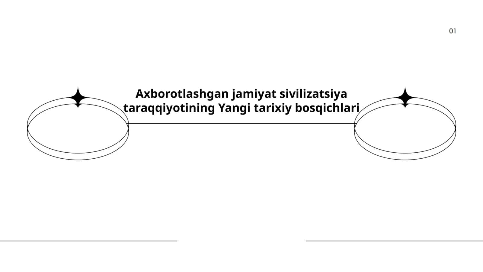 Axborotlashgan jamiyat sivilizatsiya taraqqiyotining Yangi tarixiy bosqichlari 1