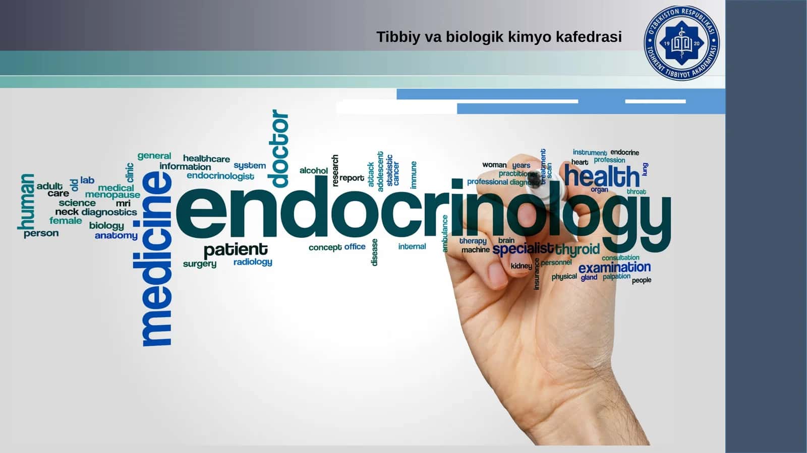Fiziologik faol moddalar va endokrin tizim biokimyosi 1