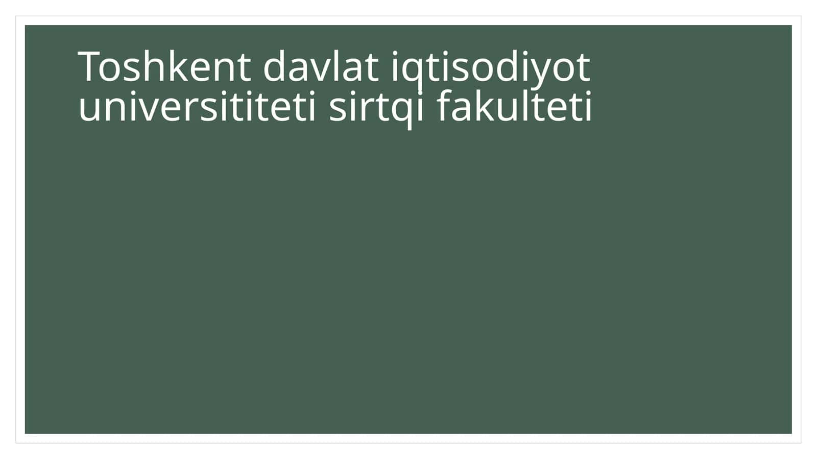 Moliyaviy texnologiyalar va puloqimlari hisobtanlash shakllari 1