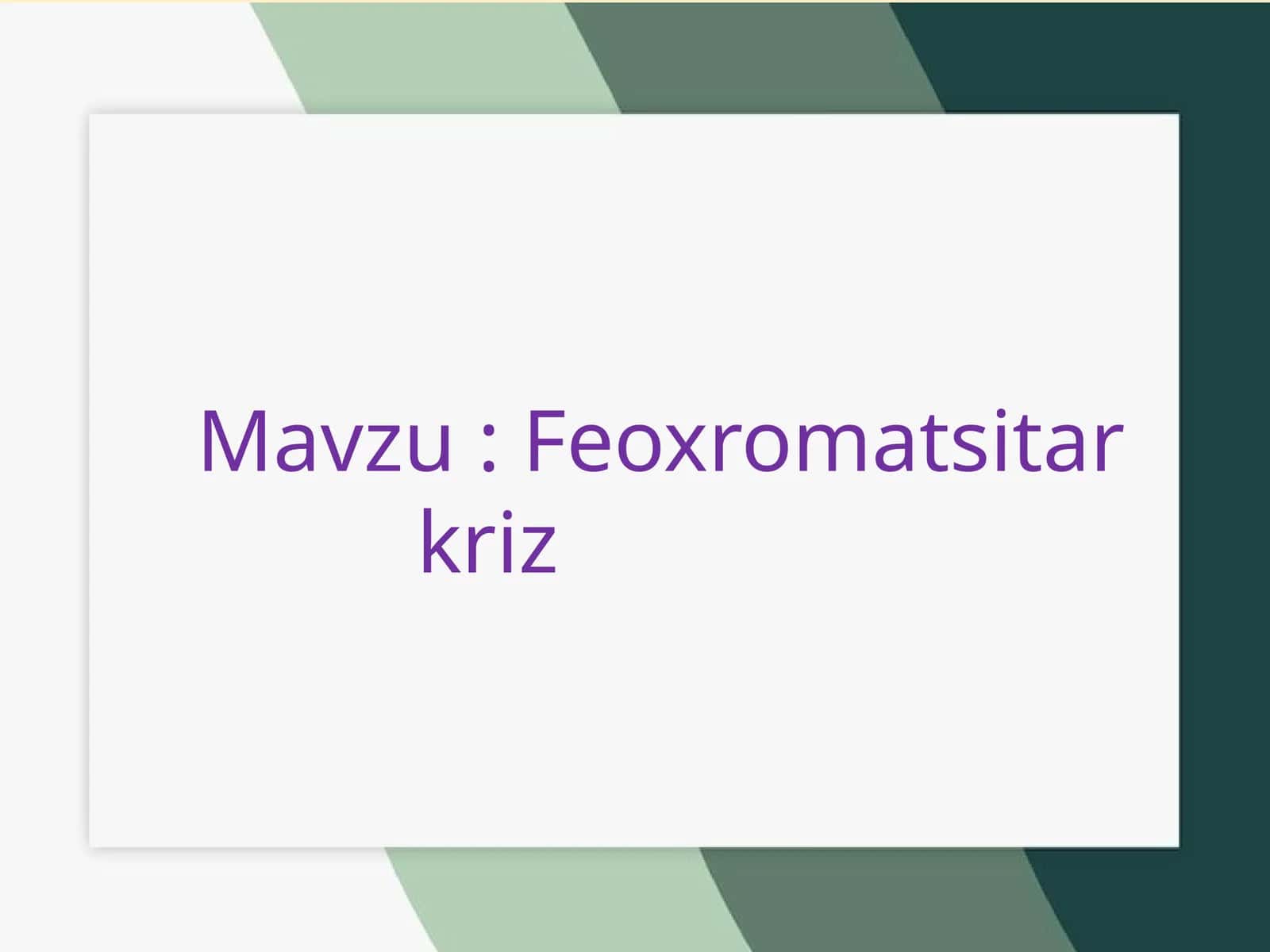 Feoxromatsita rkriz 1