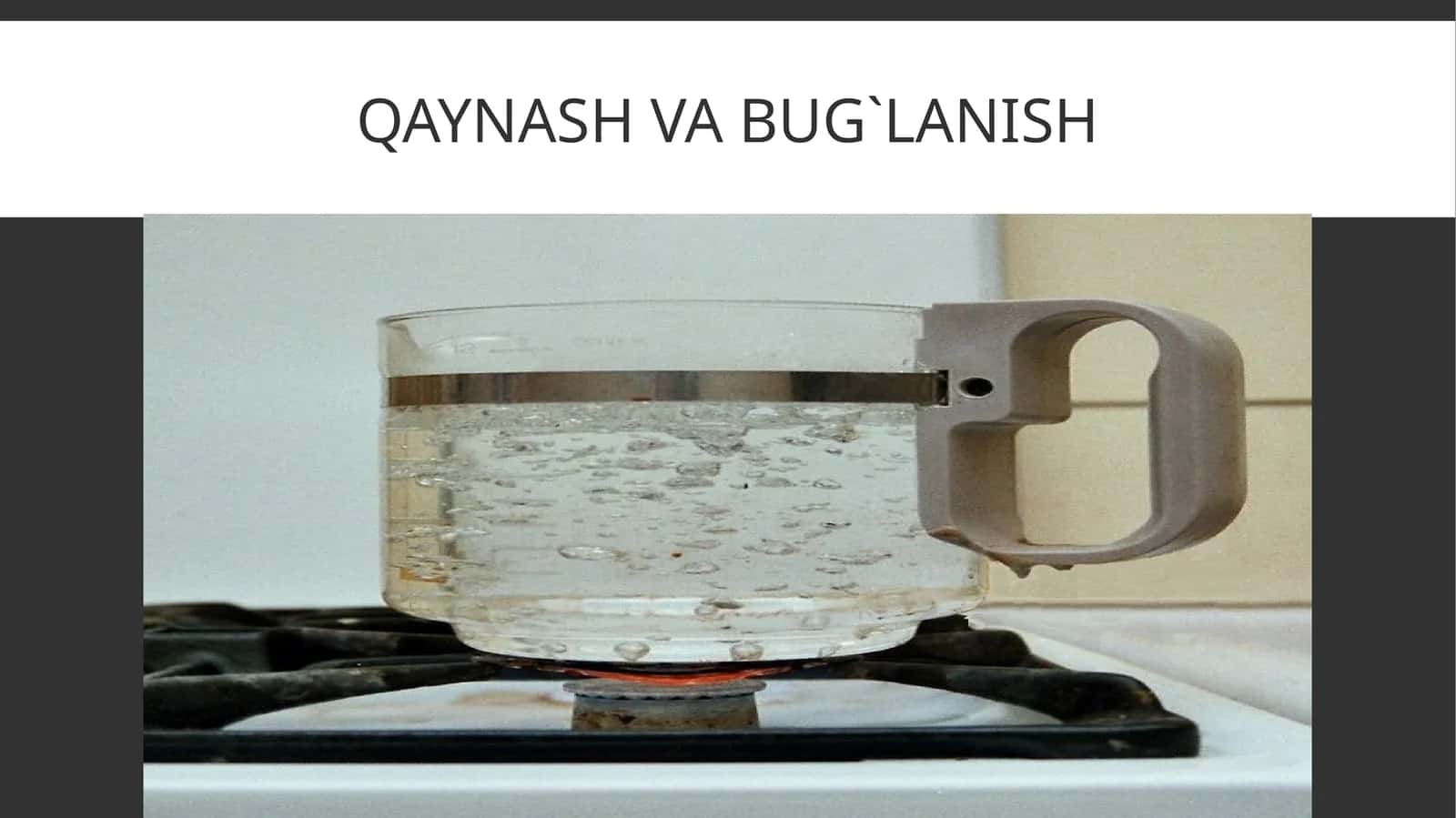 Qaynash va bug'lanish 1