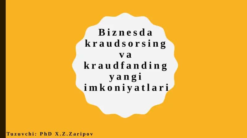 Kraudfanding 1