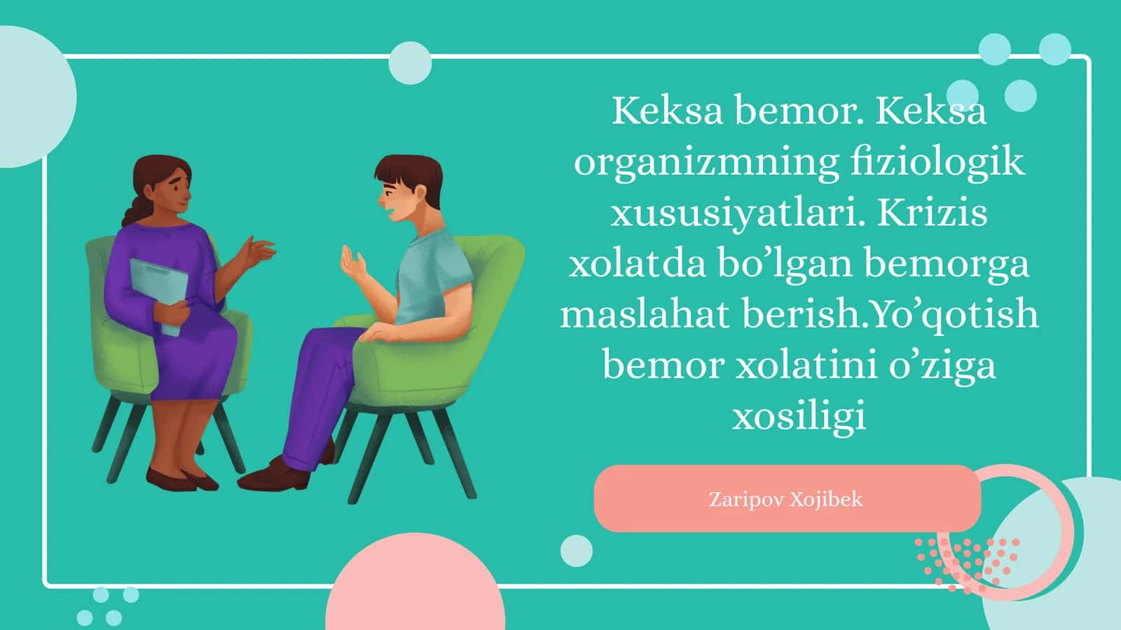 Keksa bemor keksa organizmning fiziologik xususiyatlari krizis 1