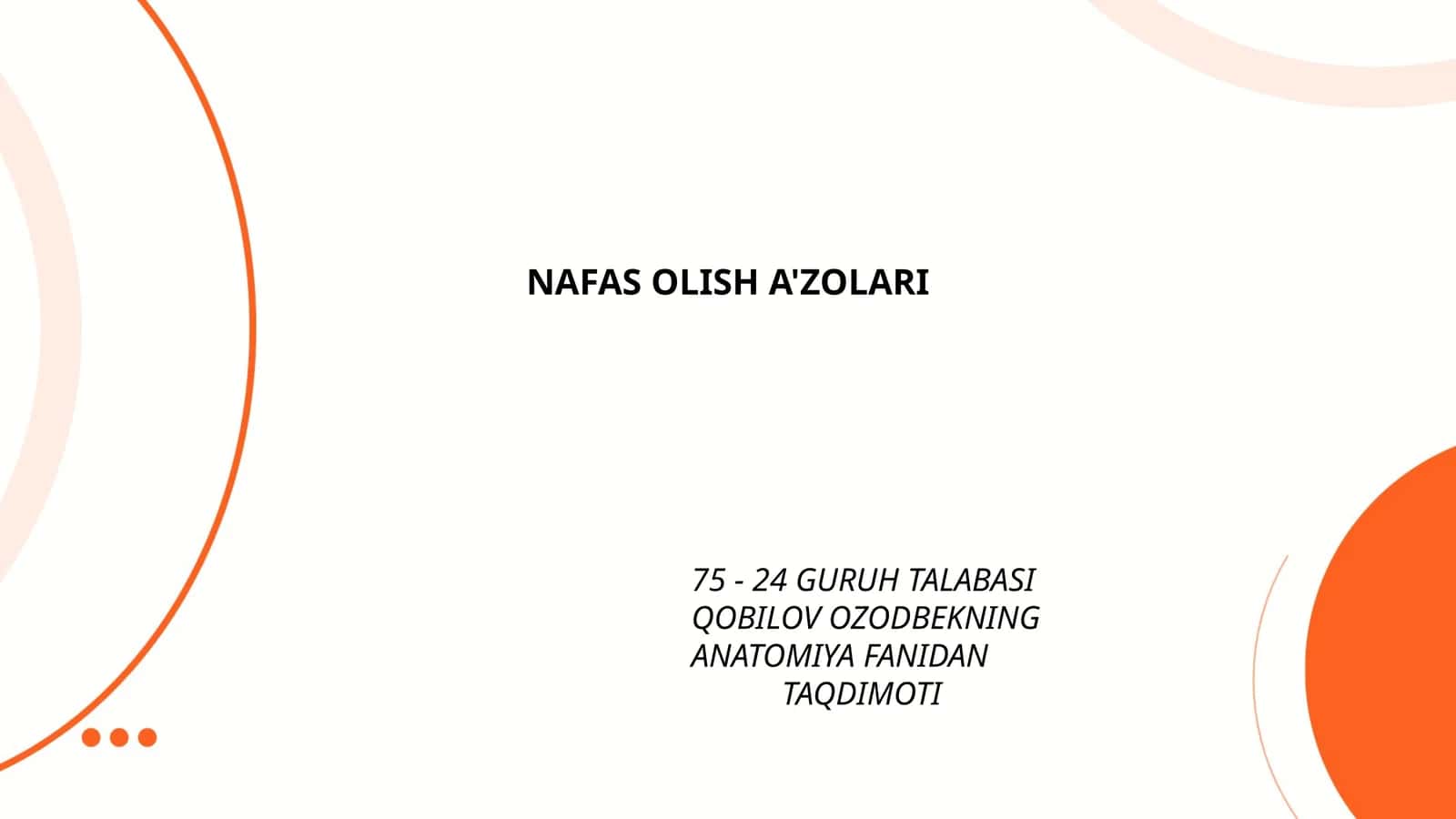 NAFAS OLISH A'ZOLARI 1