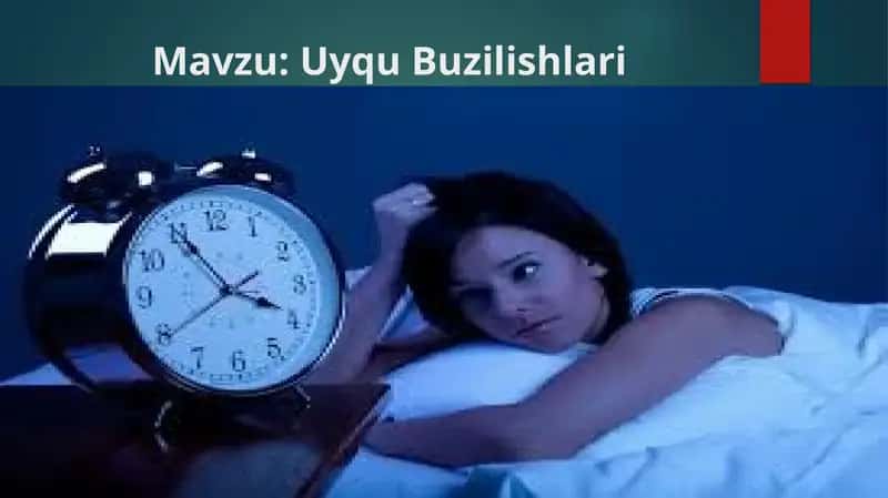 Uyqu Buzilishlari 1