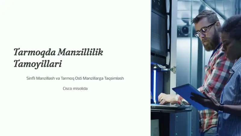 Tarmoqda Manzillilik Tamoyillari 1
