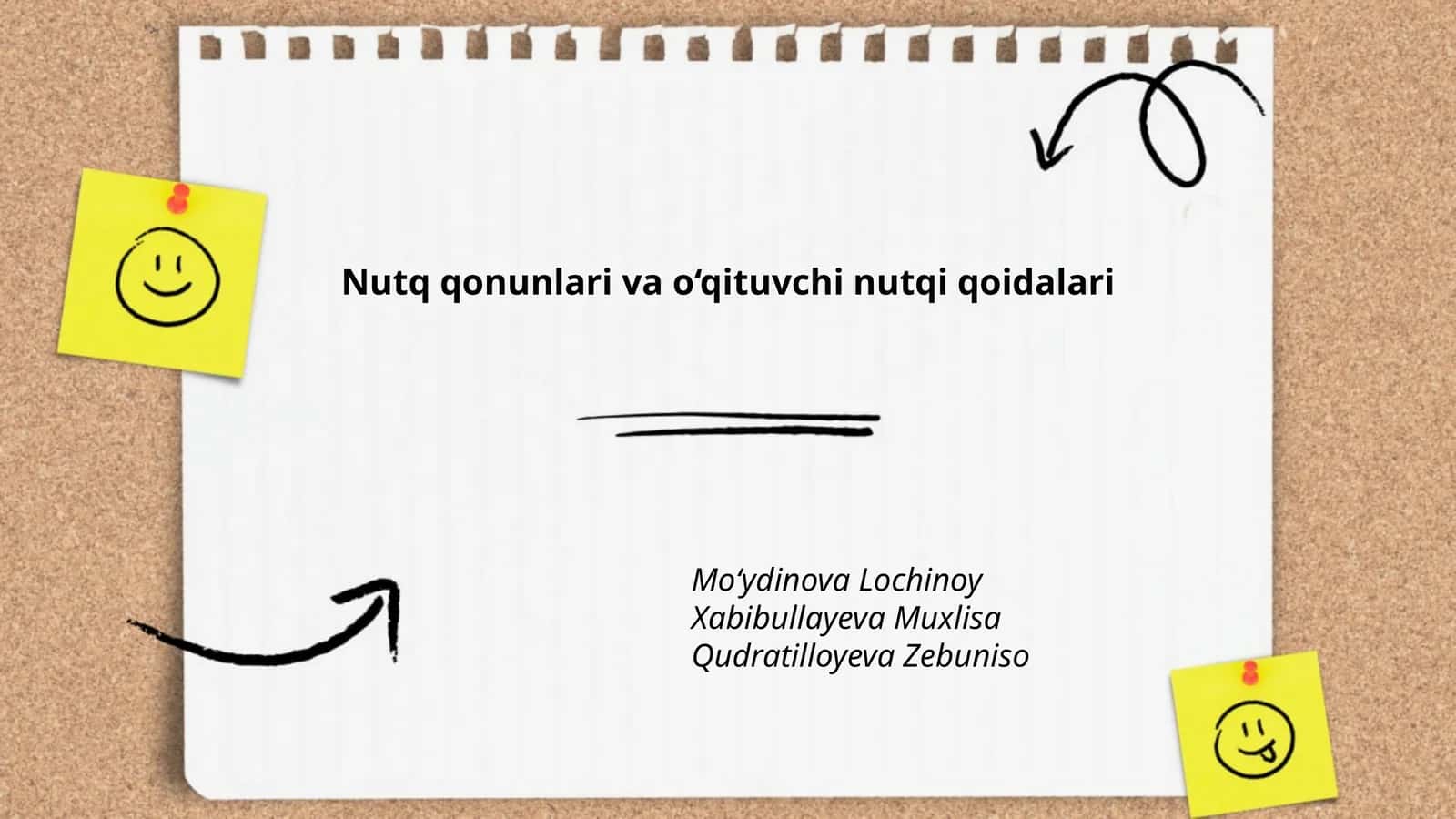 Nutq qonunlari va o‘qituvchi nutqi qoidalari 1