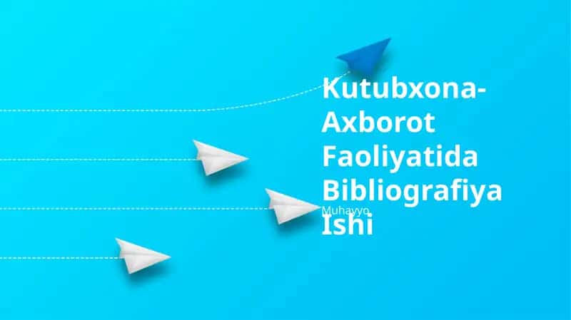 Kutubxona-Axborot Faoliyatida Bibliografiya Ishi 1