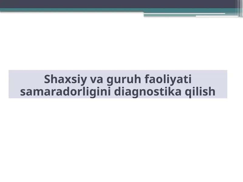 Pеdagogik tеxnologiyalar masalalari 1