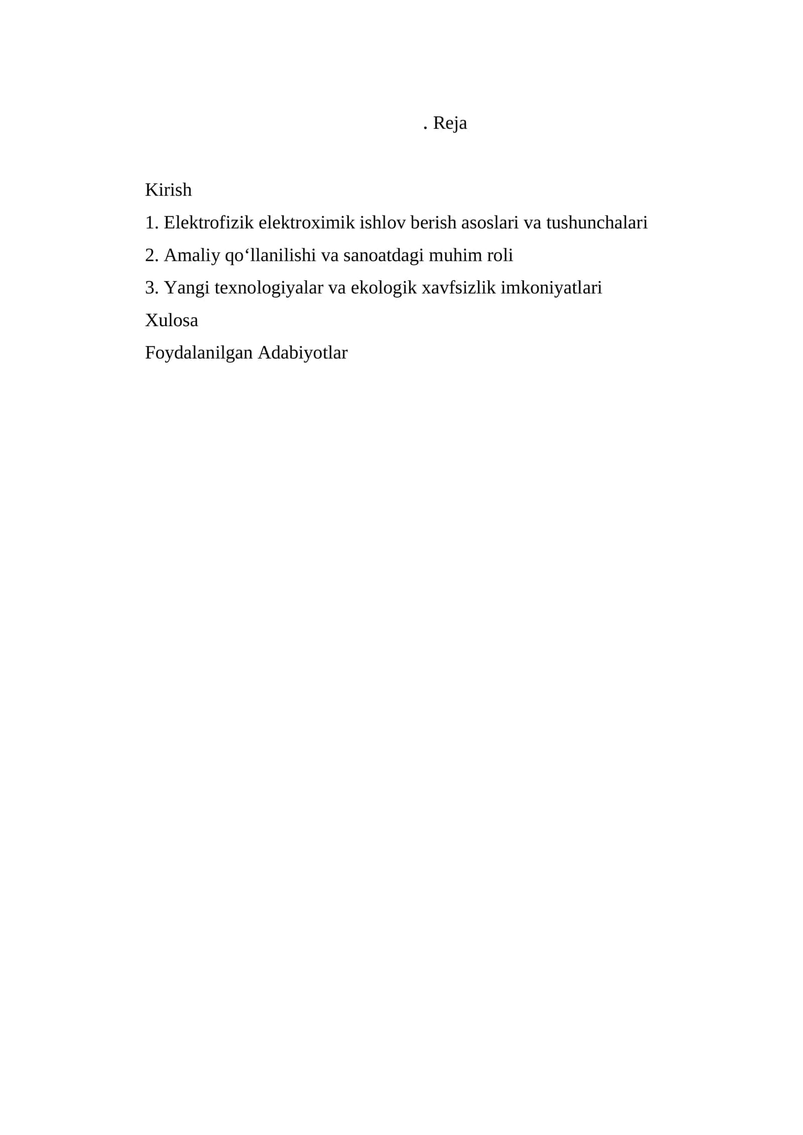 Elektrofizik elektroximik ishlov berish asoslari va tushunchalari 1