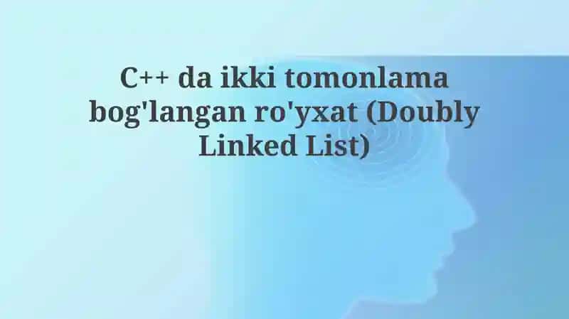 Doubly Linked List