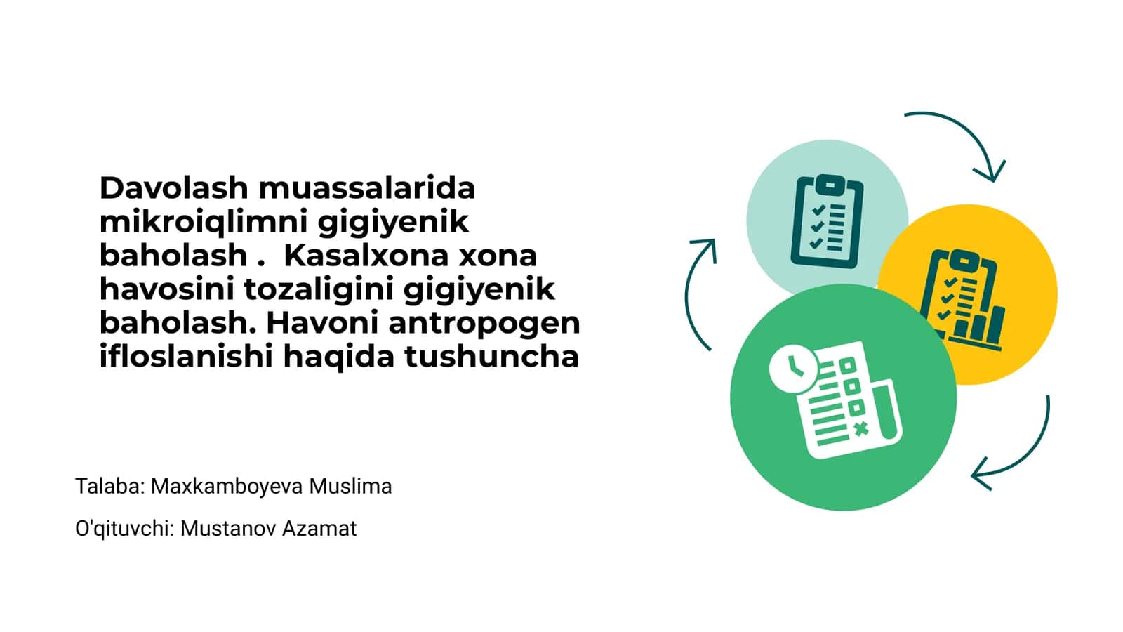 Davolash muassasalarida mikroiqlim shartlari 1