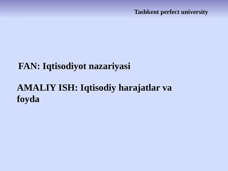 Tashkent perfect university 1