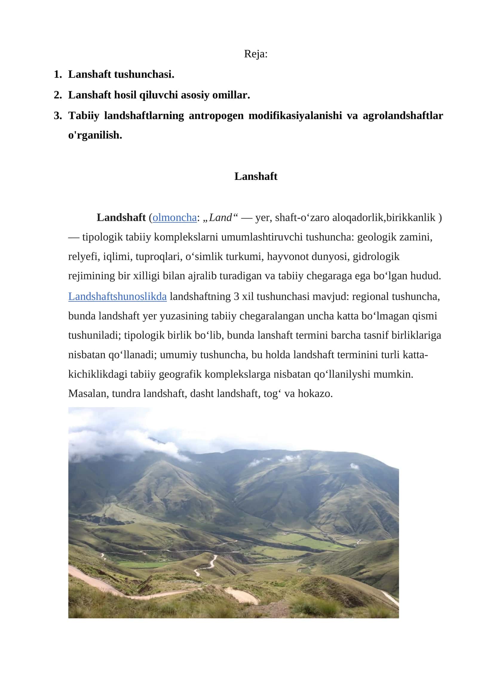 Landshaftlar 1