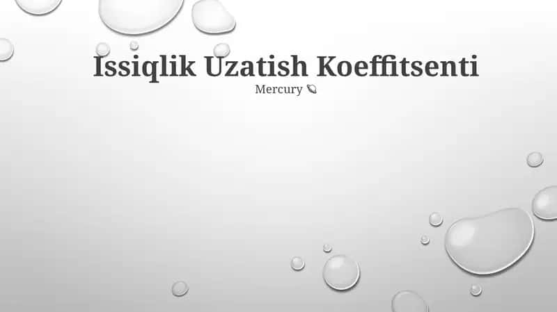Issiqlik Uzatish Koeffitsenti 1