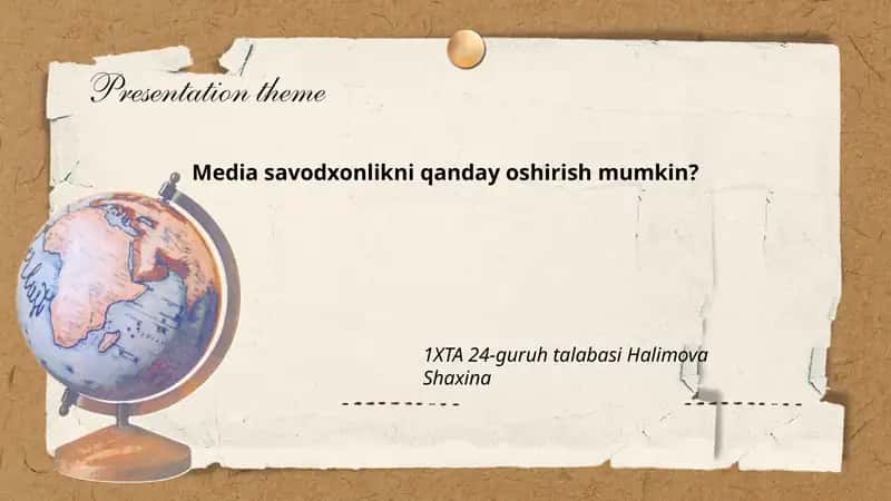 Media savodxonlikni qanday oshirish mumkin? 1