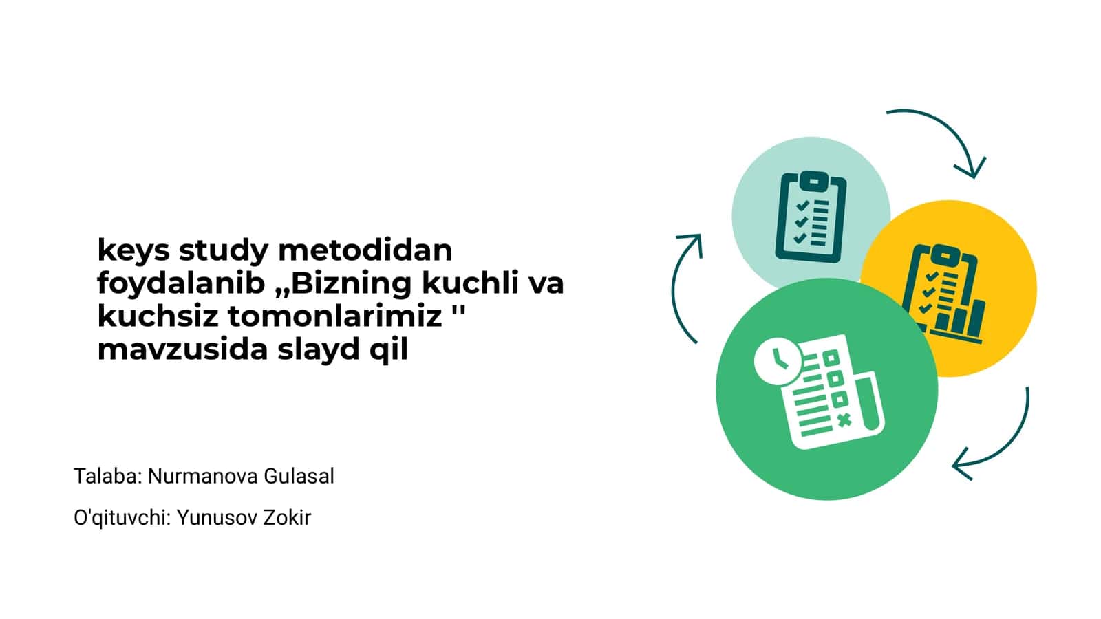 Bizning kuchli va kuchsiz tomonlarimiz 1