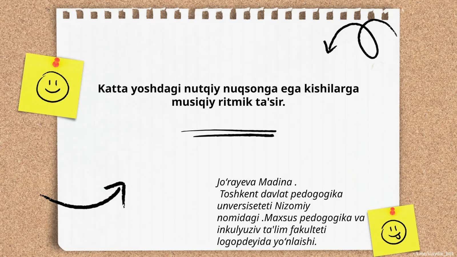 Nutqiy nuqson va musiqiy ritm 1