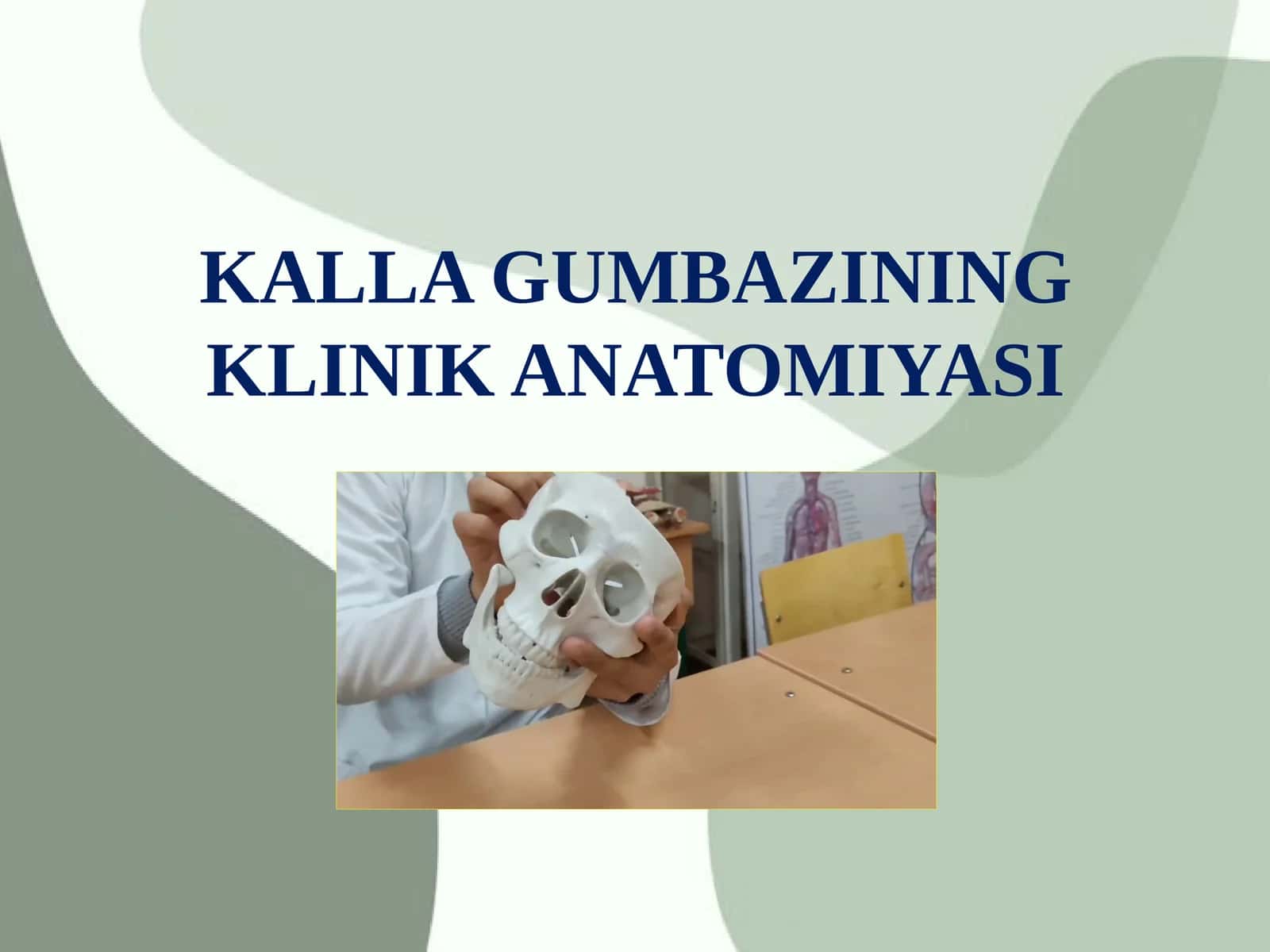 KALLA GUMBAZINING KLINIK ANATOMIYASI 1
