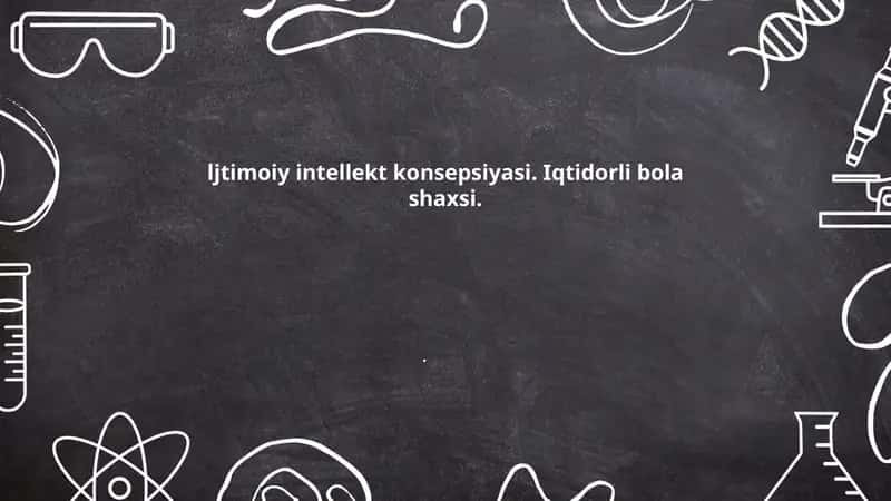 Ijtimoiy intellekt konsepsiyasi 1
