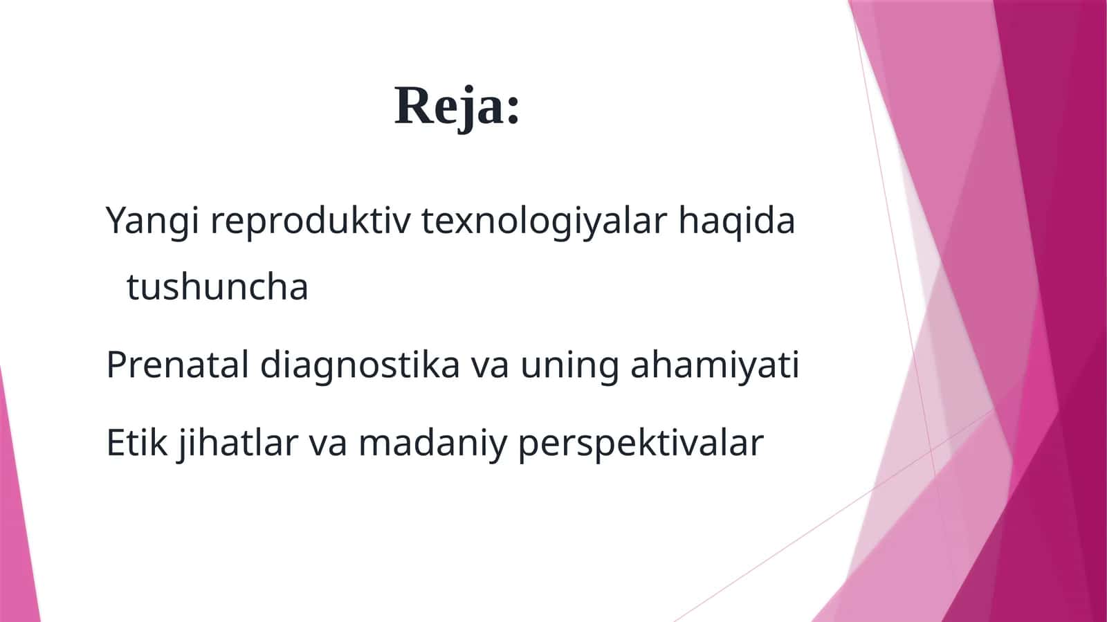 Yangireproduktiv texnologiyalar haqida tushuncha 1