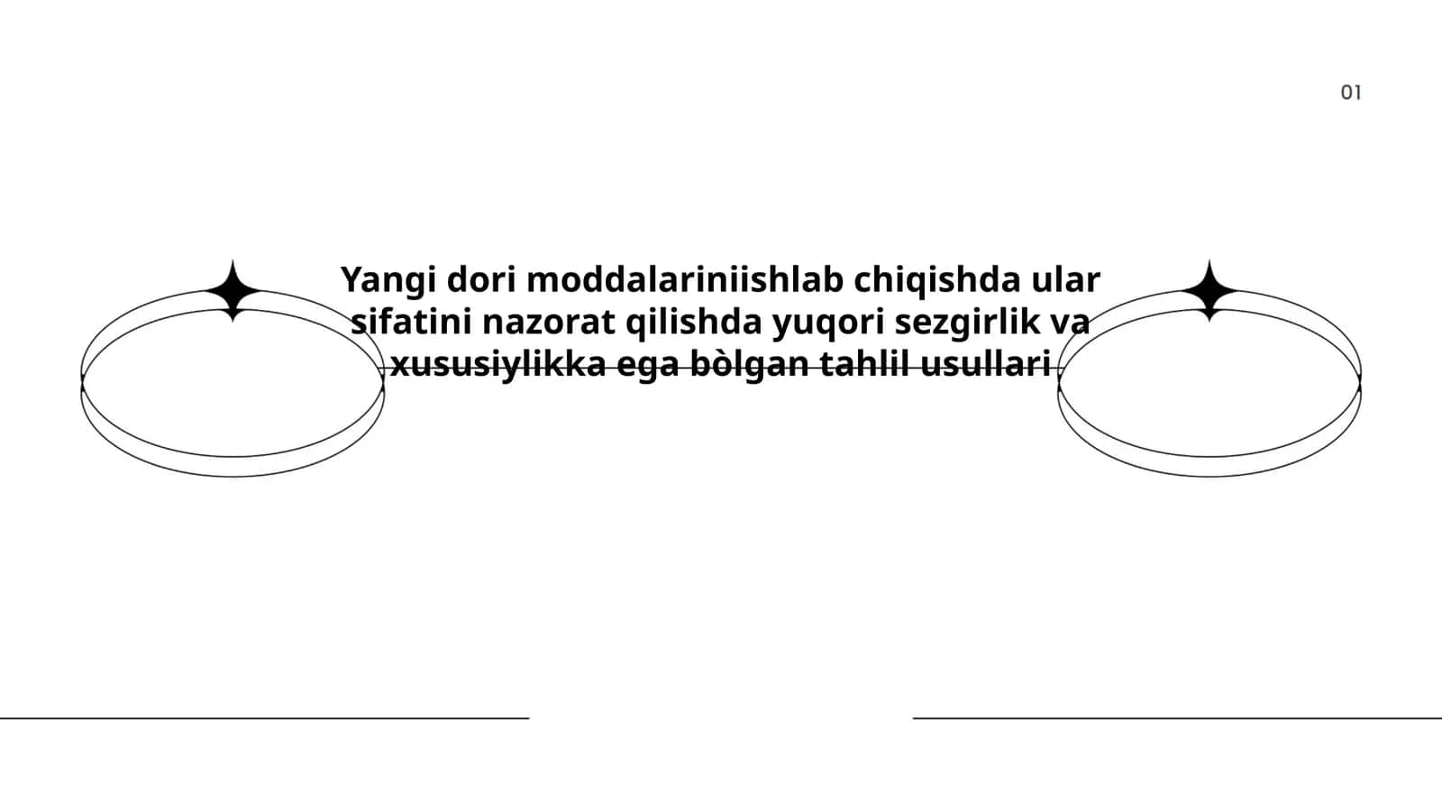 Yangi dori moddalarini ishlab chiqishda ular sifatini nazorat qilishda yuqori sezgirlik va xususiylikka ega bo'lgan tahlil usullari 1