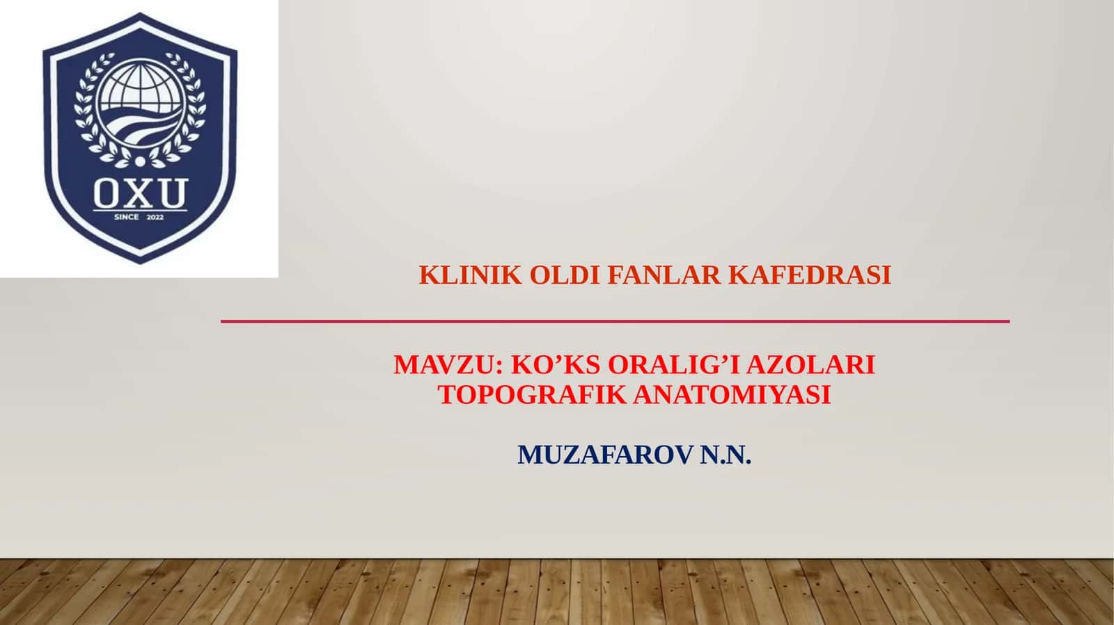 Ko’ksoralig’i anatomiyasi 1