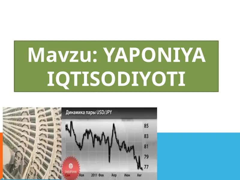 YAPONIYA IQTISODIYOTI 1