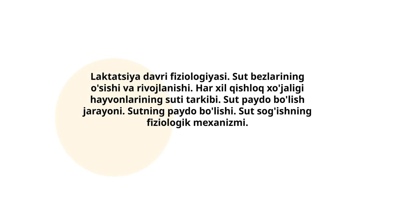 Laktatsiya davri fiziologiyasi 1