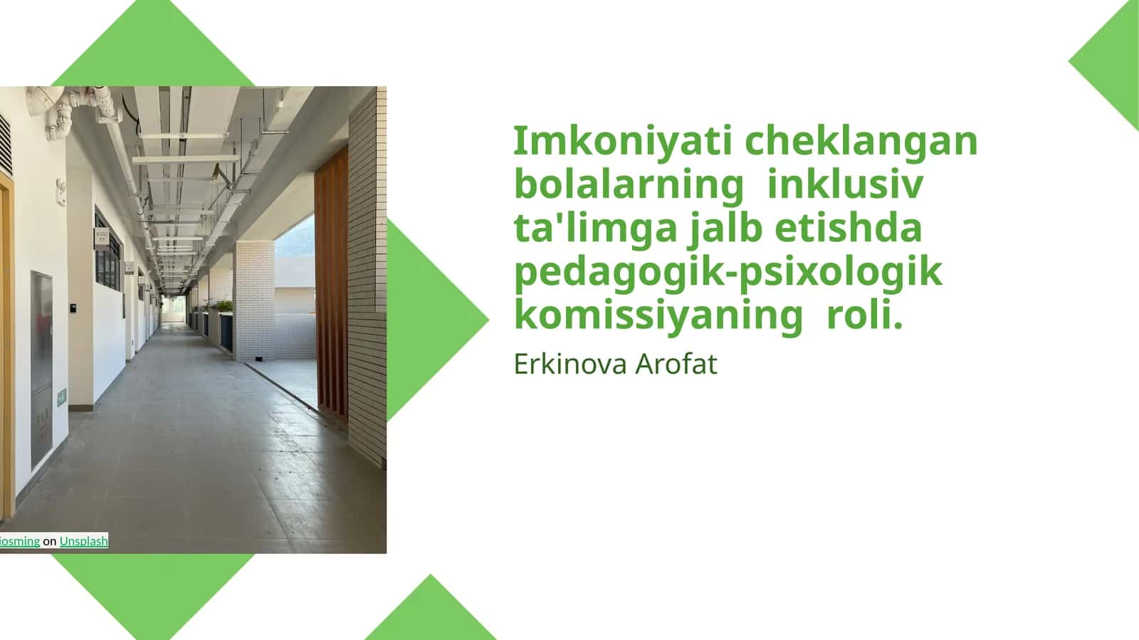 Imkoniyati cheklangan bolalarning inklusiv ta'limga jalb etishda pedagogik-psixologik komissiyaning roli 1