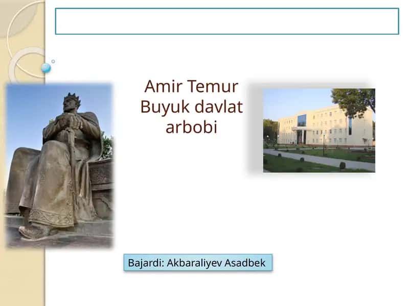 Amir Temur 1
