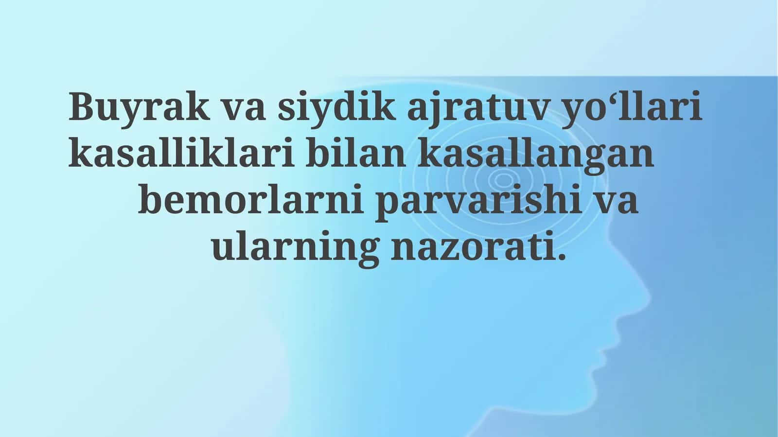 Buyrak va siydik yo‘llari 1