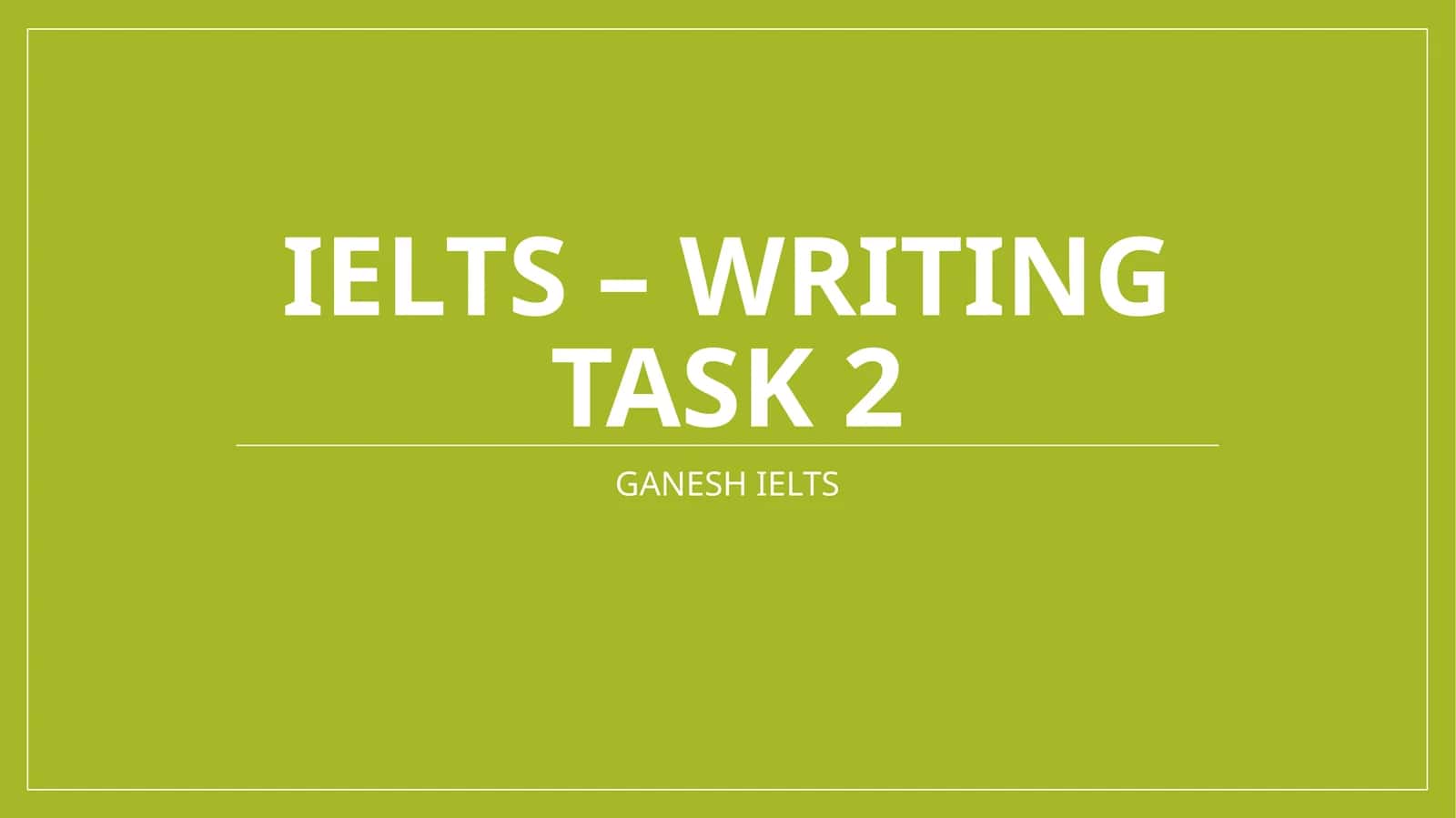 INGLIZ TILIIELTS WRITING TASK 2. 1