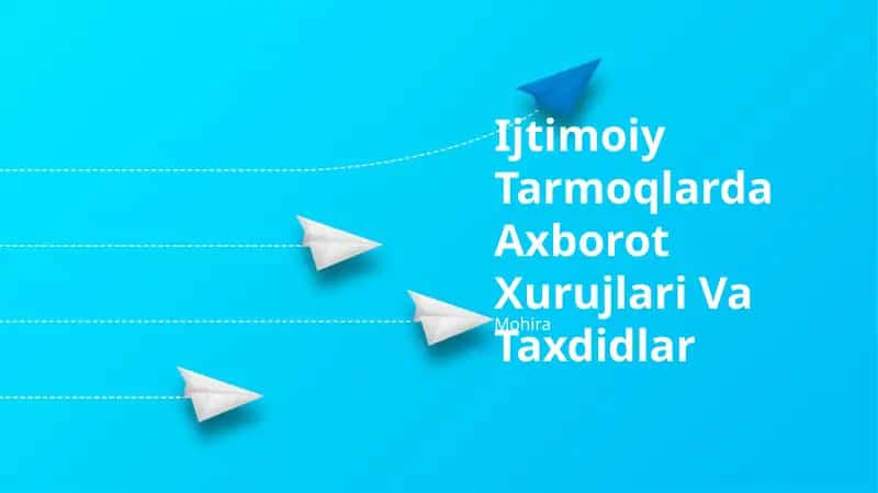 Ijtimoiy Tarmoqlarda Axborot Xurujlari Va Taxdidlar 1