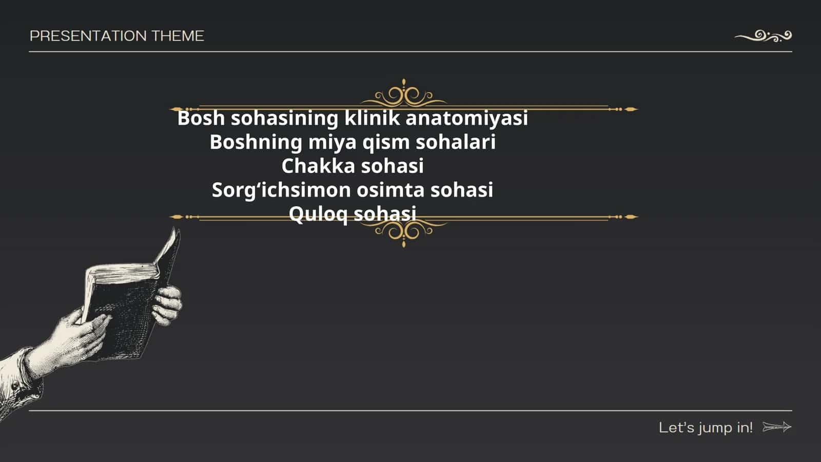 Bosh sohasining klinik anatomiyasi 1