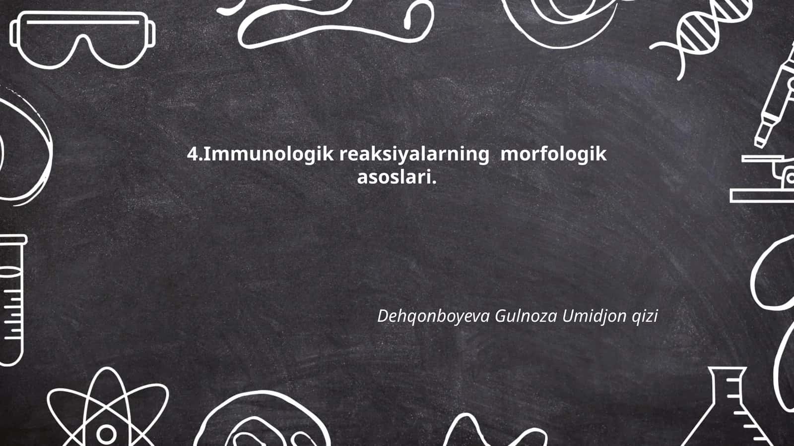 Immunologik reaksiyalarning morfologik asoslari 1