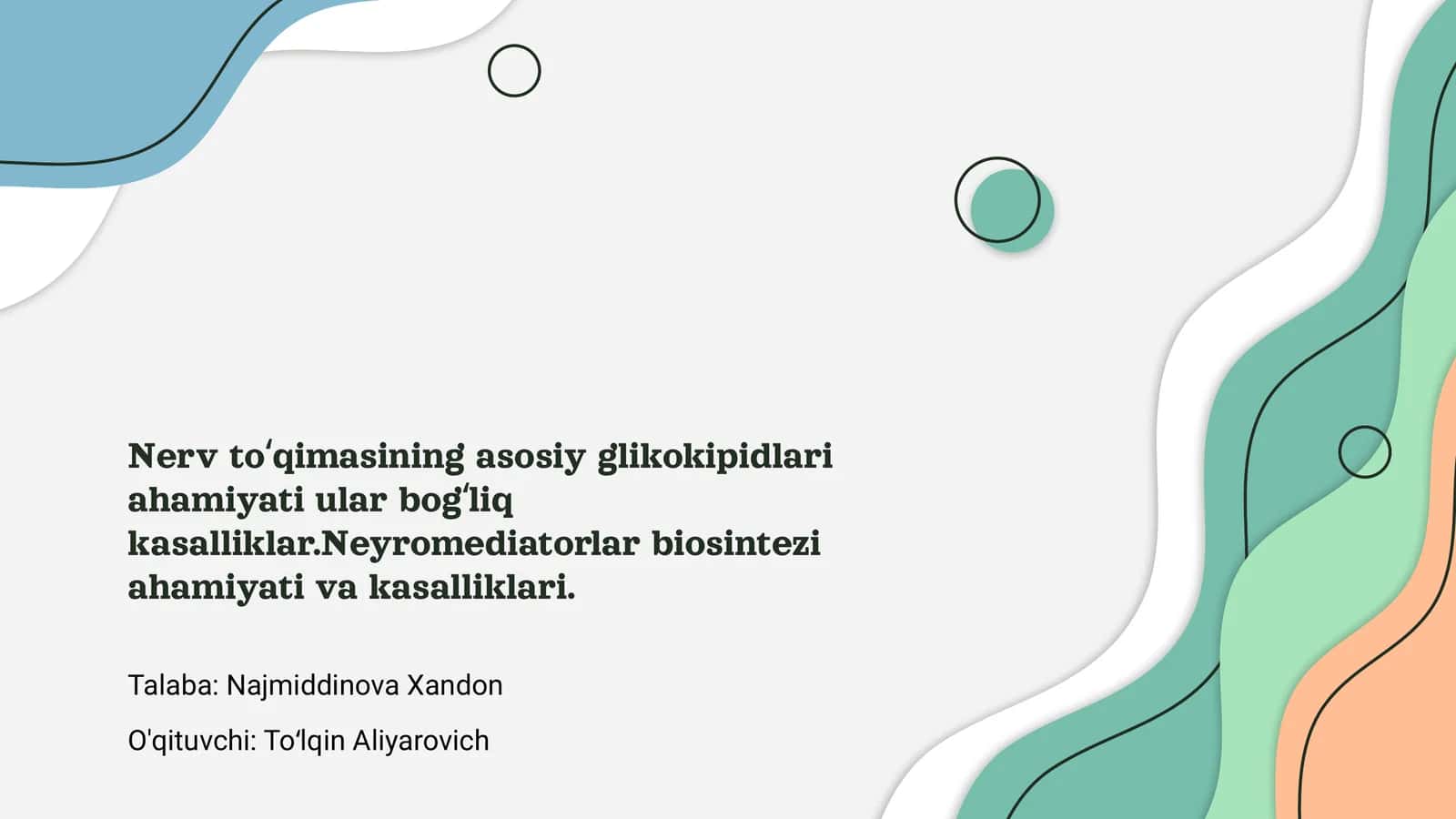 Nerv to‘qimasining asosiy glikokipidlari 1